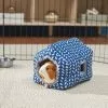 Frisco Small Pet Herringbone Plush House -Dog Cat Corner 278116 MAIN. SY630 V1629465632
