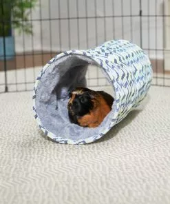 Frisco Small Pet Geometric Crinkle Plush Tunnel