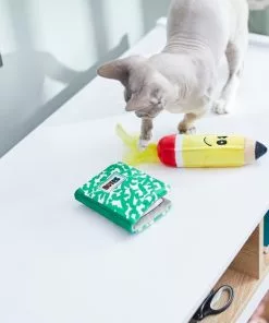 Frisco Notebook & Pencil Plush Cat Toy with Catnip, 2 count -Dog Cat Corner 279411 PT3. SY630 V1628191487
