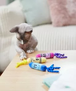 Frisco Crayon Plush Kicker Cat Toy with Catnip -Dog Cat Corner 279417 PT3. SY630 V1628191355