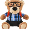 Frisco Bear Plush Squeaky Dog Toy