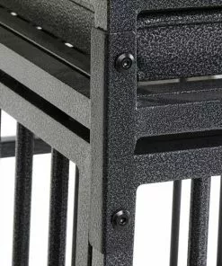 Frisco Ultimate Foldable & Stackable Heavy Duty Steel Metal Single Door Dog Crate -Dog Cat Corner 280102 PT5. SY630 V1632851532