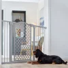 Frisco Metal Pattern Extra Wide Auto-close Dog Gate -Dog Cat Corner 280284 MAIN. SY630 V1627400802