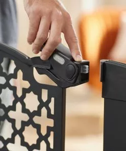 Frisco Metal Pattern Extra Tall Auto-close Dog Gate -Dog Cat Corner 280288 PT4. SY630 V1627400475