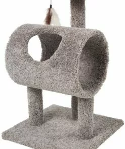 Frisco 35-in Real Carpet Cat Tree with Tunnel -Dog Cat Corner 282749 PT3. SY630 V1622813243