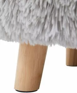 Frisco Eyelash Fur Round Elevated Cat Bed -Dog Cat Corner 285212 PT3. SY630 V1625069576