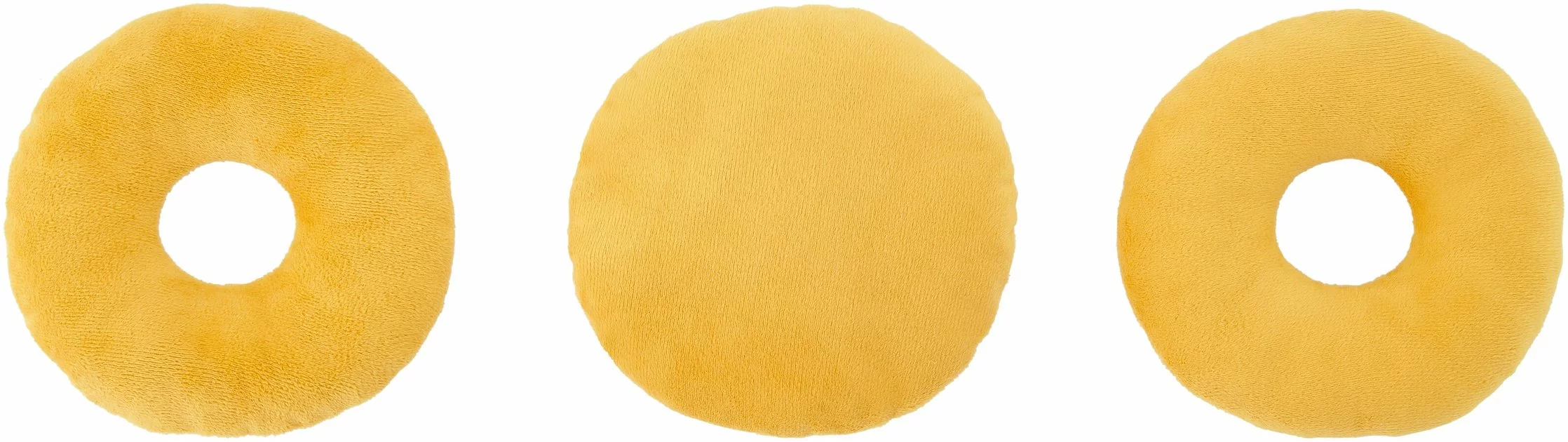 Frisco Maple Bacon Donuts Plush Squeaky Dog Toy, 3 count 4 Frisco Maple Bacon Donuts Plush Squeaky Dog Toy, 3 count - Image 2