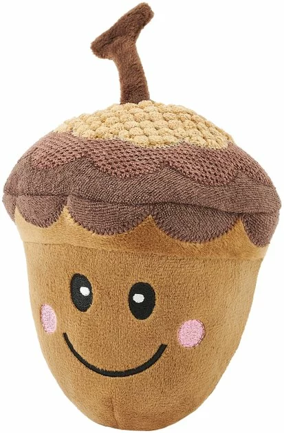 Frisco Fall Acorn Plush Squeaky Dog Toy 3 Frisco Fall Acorn Plush Squeaky Dog Toy