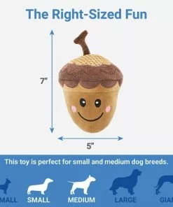 Frisco Fall Acorn Plush Squeaky Dog Toy 6 Frisco Fall Acorn Plush Squeaky Dog Toy -Dog Cat Corner 285623 PT1. SY630 V1633969274