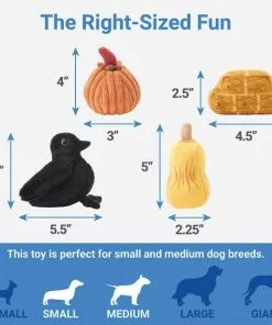 Frisco Farmhouse Hide & Seek Puzzle Plush Squeaky Dog Toy -Dog Cat Corner 285629 PT2. SY630 V1636990881