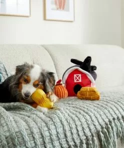 Frisco Farmhouse Hide & Seek Puzzle Plush Squeaky Dog Toy -Dog Cat Corner 285629 PT3. SY630 V1629725107