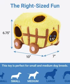 Frisco Fall Hay Wagon Hide & Seek Puzzle Plush Squeaky Dog Toy -Dog Cat Corner 285631 PT1. SY630 V1636990888