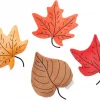 Frisco Fall Leaves Plush Squeaky Dog Toy, 4 count -Dog Cat Corner 285637 MAIN. SY630 V1629726475