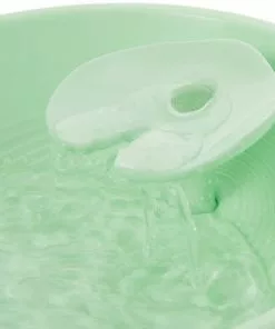 Frisco Whimsical Leaf Round Dog & Cat Fountain, 50-oz, Mint Green -Dog Cat Corner 285758 PT2. SY630 V1623428587