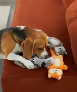 Frisco Forest Friends Stuffing-Free Skinny Plush Squeaky Dog Toy -Dog Cat Corner 286571 PT3. SY630 V1634318565