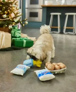 Frisco Baking Ingredients Plush Squeaky Dog Toy, 4 count -Dog Cat Corner 287131 PT3. SY630 V1632773004