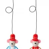 Frisco Nutcracker & Ballerina Bouncy Mouse Teaser Cat Toy with Catnip, 2 count -Dog Cat Corner 287279 MAIN. SY630 V1632775571