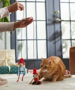 Frisco Nutcracker & Ballerina Bouncy Mouse Teaser Cat Toy with Catnip, 2 count -Dog Cat Corner 287279 PT3. SY630 V1632773700