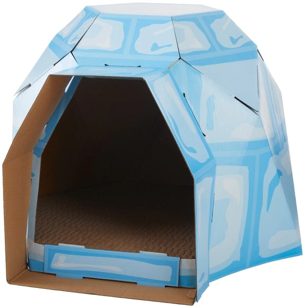Frisco Igloo Cardboard Cat House Cat Toy 3 Frisco Igloo Cardboard Cat House Cat Toy