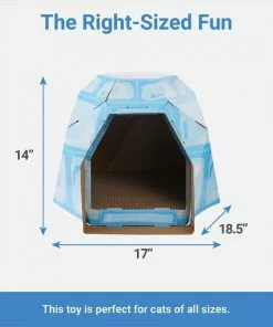 Frisco Igloo Cardboard Cat House Cat Toy 6 Frisco Igloo Cardboard Cat House Cat Toy -Dog Cat Corner 287293 PT1. SY630 V1637704885