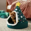 Frisco Holiday Dog & Cat Christmas Tree Cave Bed -Dog Cat Corner 287891 MAIN. SY630 V1631667456