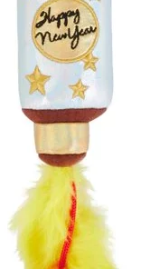 Frisco New Year's Eve Firework Plush Kicker Cat Toy with Catnip