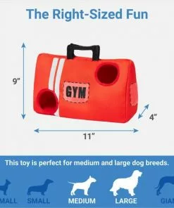 Frisco Gym Bag Hide & Seek Puzzle Plush Squeaky Dog Toy -Dog Cat Corner 288913 PT1. SY630 V1640722762