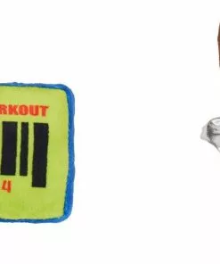 Frisco Protein Bar & Gym Membership Plush Cat Toy with Catnip -Dog Cat Corner 288951 PT2. SY630 V1638335189