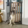 Frisco Wood & Metal Extra Tall Auto-close Dog Gate, 41-in -Dog Cat Corner 289330 MAIN. SY630 V1632939039