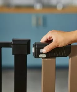 Frisco Wood & Metal Extra Tall Auto-close Dog Gate, 41-in -Dog Cat Corner 289330 PT4. SY630 V1632938830