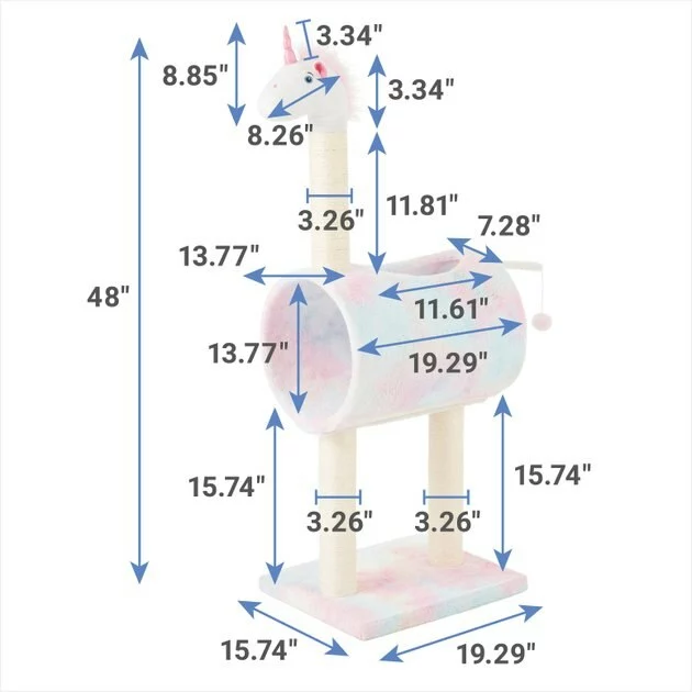 Frisco Animal Series Cat Tunnel with Scratching Post 4 Frisco Animal Series Cat Tunnel with Scratching Post - Image 2