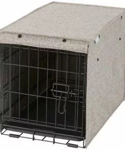 Frisco Faux linen Dog Crate Cover