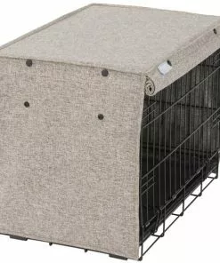 Frisco Faux linen Dog Crate Cover -Dog Cat Corner 289623 PT3. SY630 V1644249007