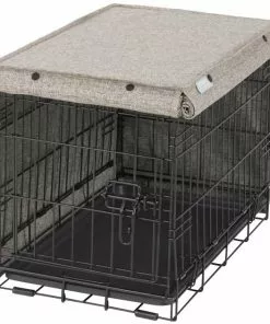 Frisco Faux linen Dog Crate Cover -Dog Cat Corner 289623 PT4. SY630 V1644249011
