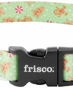 Frisco Gingerbread Cheer Dog Collar