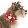 Frisco Removeable Santa & Stripes Collar Bow, XS/SM 1 Frisco Removeable Santa & Stripes Collar Bow, XS/SM -Dog Cat Corner 289829 MAIN. SY630 V1632187143