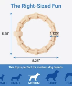 Frisco Nylon Ring Dog Chew Toy, Chicken Flavor, Medium 7 Frisco Nylon Ring Dog Chew Toy, Chicken Flavor, Medium -Dog Cat Corner 290533 PT1. SY630 V1635369375