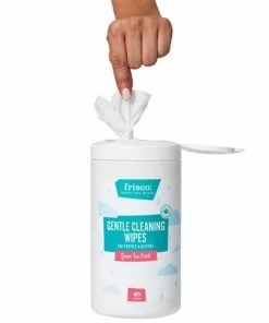 Frisco Gentle Cleaning Waterless Grooming Wipes for Puppies & Kittens, Green Tea Scent -Dog Cat Corner 291592 PT3. SY630 V1627306647
