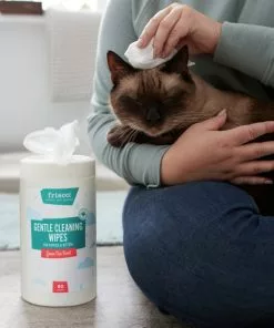 Frisco Gentle Cleaning Waterless Grooming Wipes for Puppies & Kittens, Green Tea Scent -Dog Cat Corner 291592 PT5. SY630 V1627306905