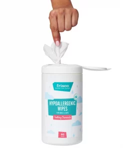 Frisco Hypoallergenic Waterless Grooming Wipes for Dogs & Cats, Soothing Chamomile, 80 count -Dog Cat Corner 291595 PT3. SY630 V1627306713