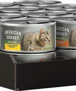American Journey||Frisco American Journey Minced Poultry in Gravy Grain-Free Canned Food + Frisco Cat Tracks Butterfly Cat Toy -Dog Cat Corner 292620 PT3. SY630 V1619990523
