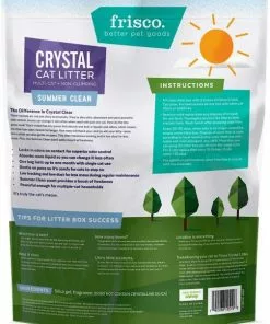 Nature's Miracle||Frisco Nature's Miracle Disposable Litter Box + Frisco Summer Clean Scented Non-Clumping Crystal Cat Litter -Dog Cat Corner 293376 PT5. SY630 V1619990538
