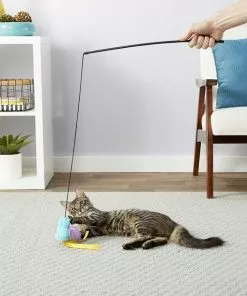 Temptations||Frisco Temptations Mixups Catnip Fever Treats + Frisco Bird Teaser with Feathers Cat Toy, Blue -Dog Cat Corner 293912 PT6. SY630 V1620080547