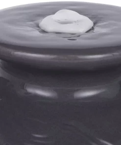 Frisco Ceramic Dog & Cat Fountain, Gray, 64-oz -Dog Cat Corner 297218 PT2. SY630 V1633549343