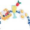 Frisco Brunch Breakfast Favorites Plush with Rope Squeaky Dog Toy -Dog Cat Corner 297236 MAIN. SY630 V1642086174