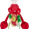 Frisco Brunch Lobster Roll Plush with Rope Squeaky Dog Toy -Dog Cat Corner 297240 MAIN. SY630 V1643142389