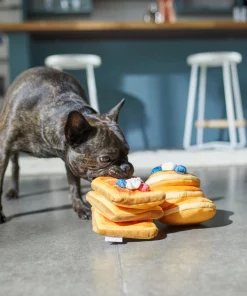 Frisco Brunch Pancake & Waffle Plush Squeaky Dog Toy, 2 count -Dog Cat Corner 297250 PT2. SY630 V1642088751
