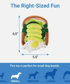 Frisco Brunch Avocado Toast Plush Squeaky Dog Toy 6 Frisco Brunch Avocado Toast Plush Squeaky Dog Toy -Dog Cat Corner 297252 PT1. SY630 V1643916400