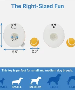 Frisco Brunch Egg in Hole 2-in-1 Plush with Tennis Ball Dog Toy -Dog Cat Corner 297254 PT1. SY630 V1643916386