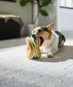 Frisco Brunch Bagel with Lox Plush Squeaky Dog Toy -Dog Cat Corner 297256 PT2. SY630 V1642089185